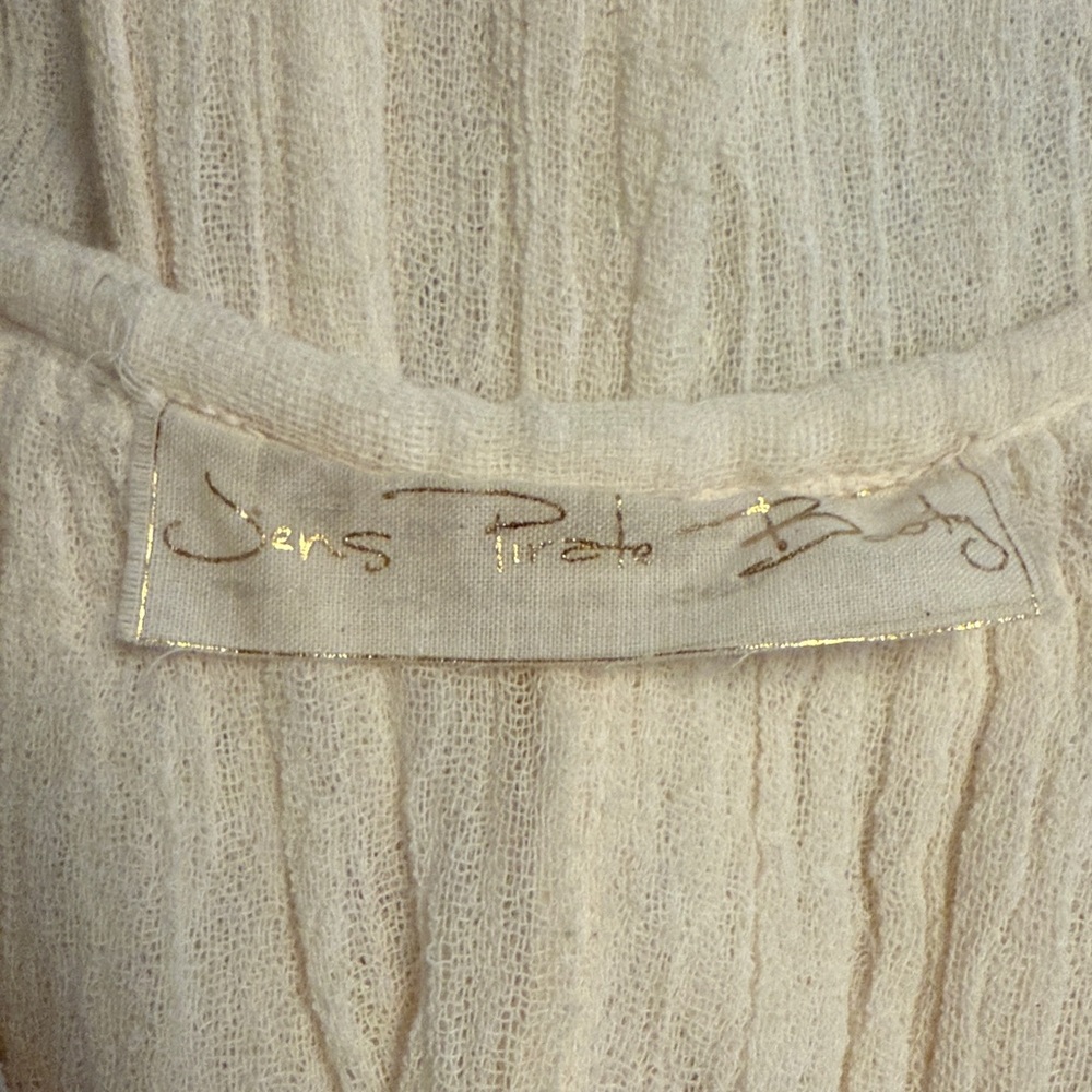 Jen’s Pirate Booty cream cotton dress/coverup - Picture 7 of 9